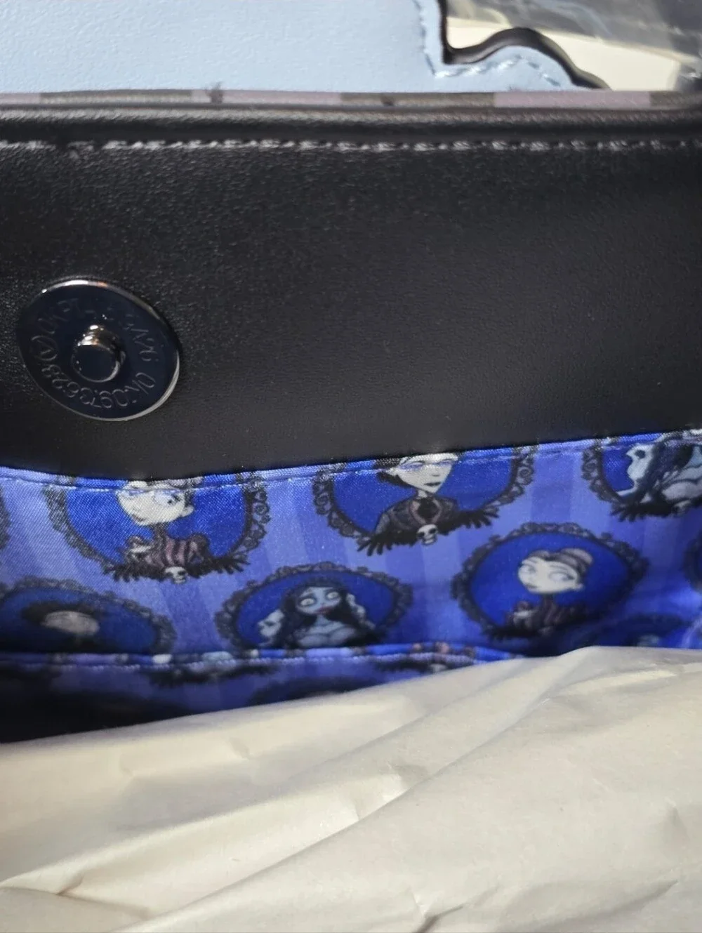 Loungefly Corpse Bride Victor & Emily Faux Leather Tote Bag NWT